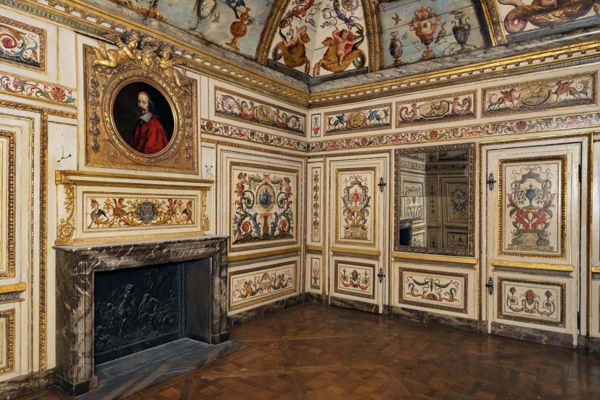 Lambris du cabinet de l’hôtel Colbert de Villacerf